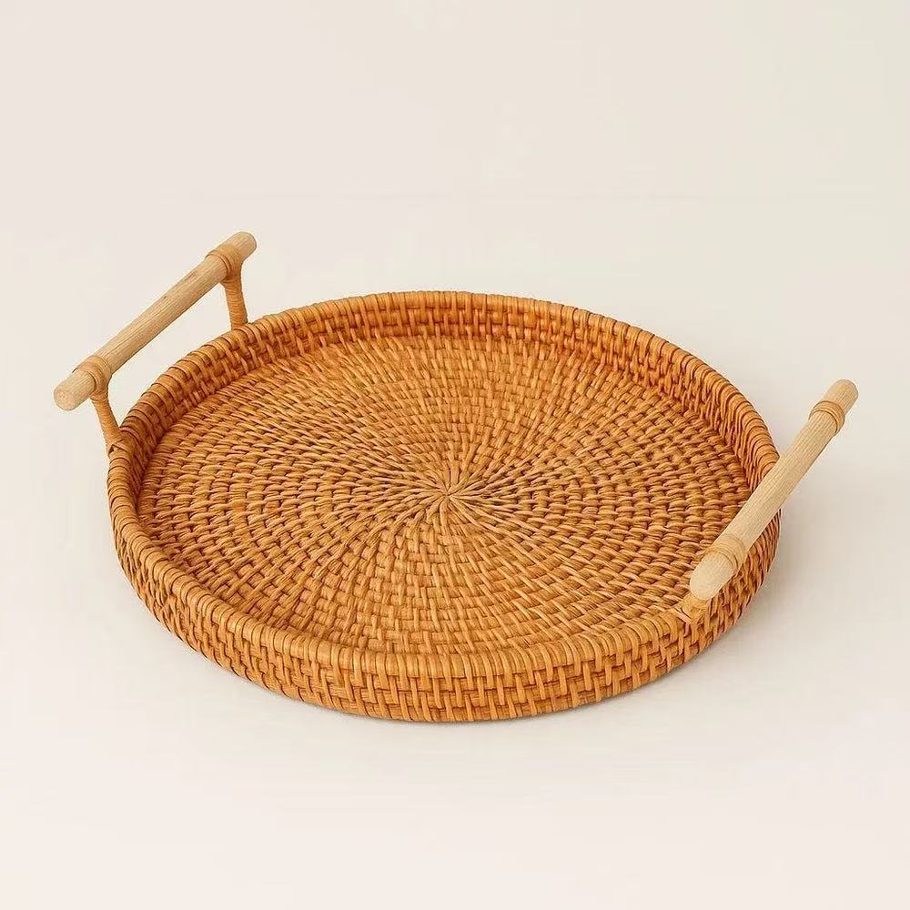 RATTAN WOVEN HANDCRAFTED STORAGE TRAY