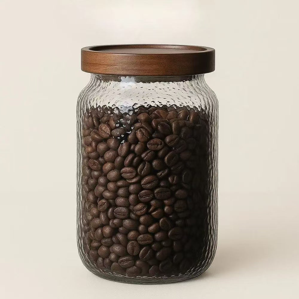 GLASS STORAGE JAR
