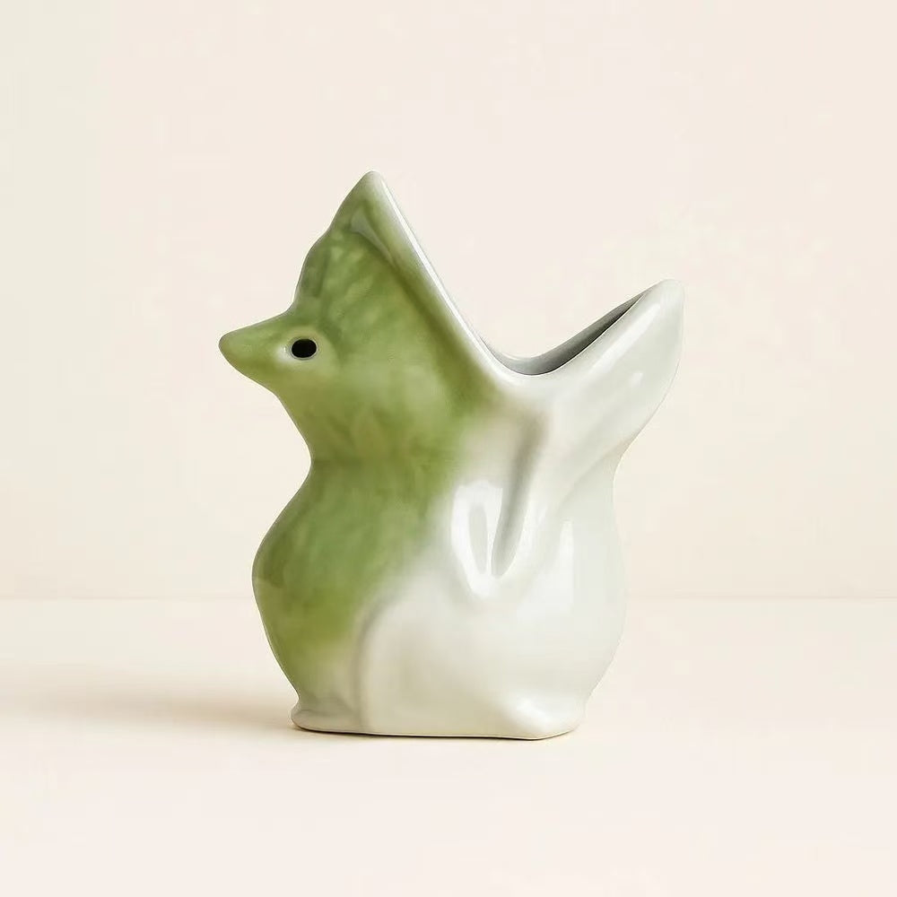 CERAMIC FROG PLANTER