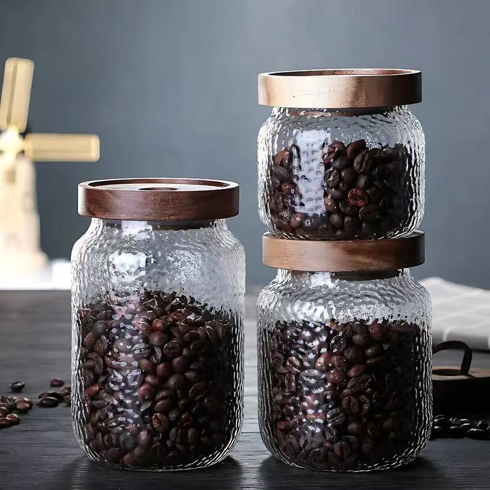 GLASS STORAGE JAR