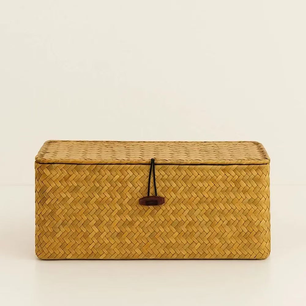 HANDMADE NATURAL SEAWEED STORAGE BASKET
