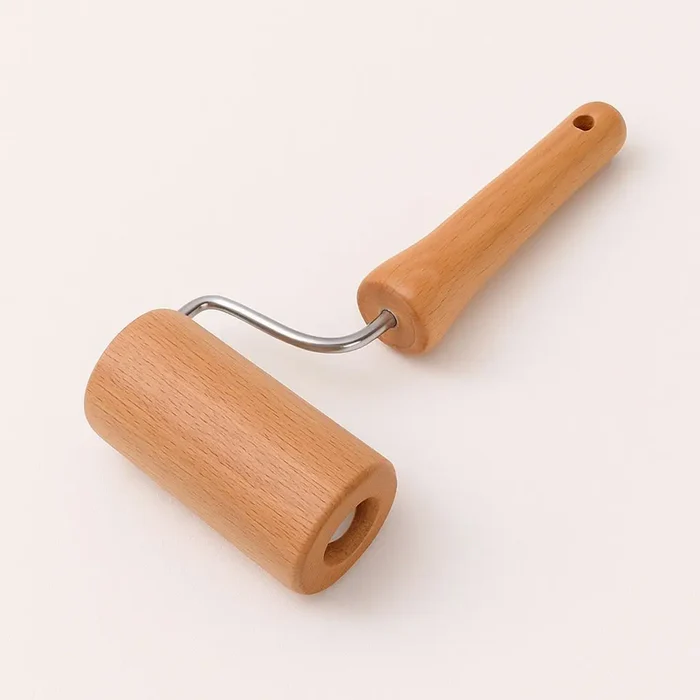 Beechwood Dual-Head Rolling Pin Set – Pancake & Pizza Dough Roller