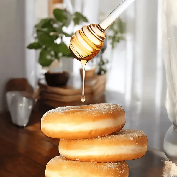GLASS HONEY JAR