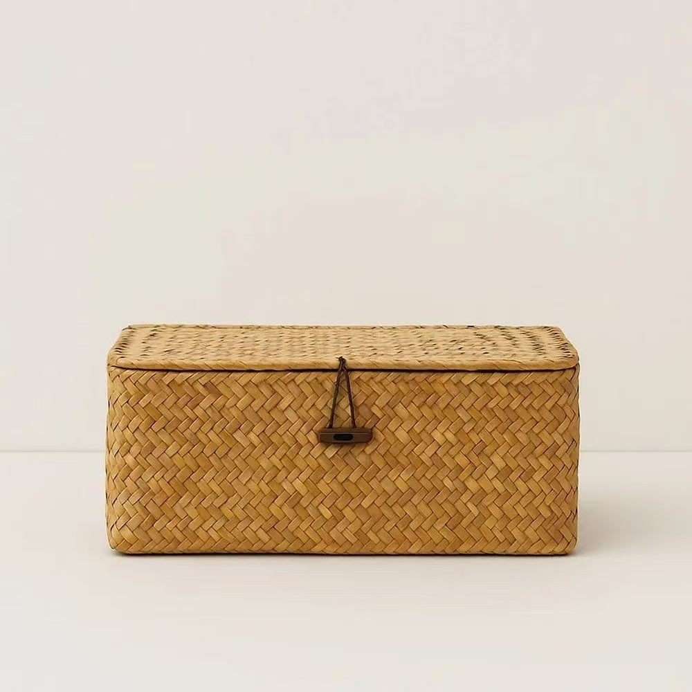 HANDMADE NATURAL SEAWEED STORAGE BASKET
