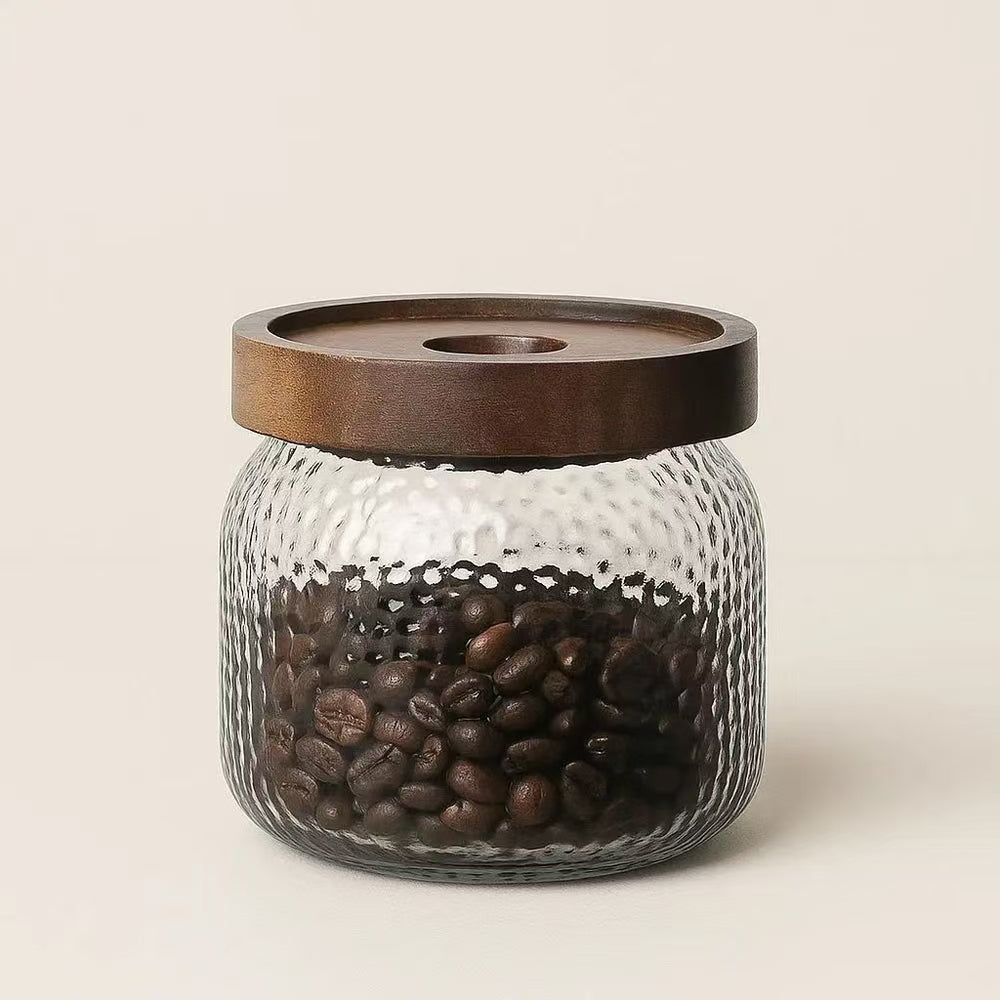 GLASS STORAGE JAR