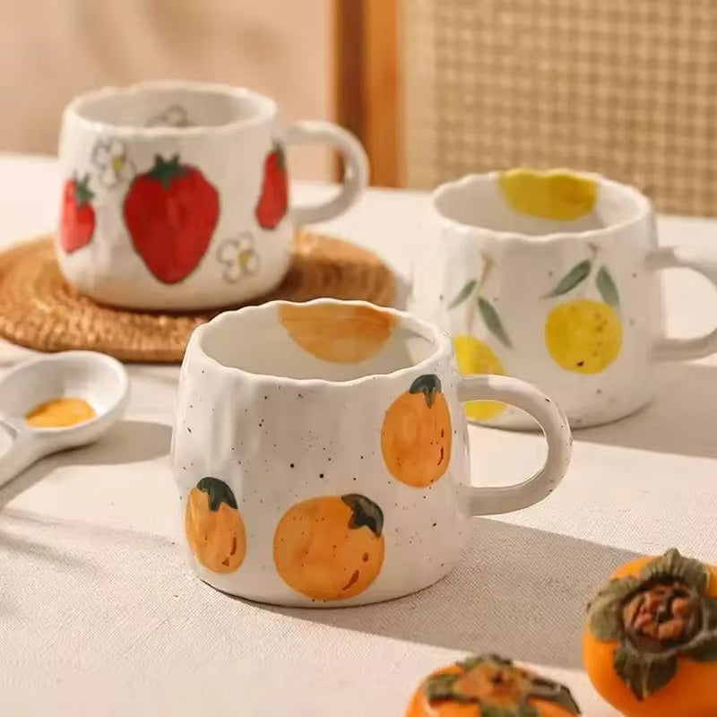 RUSTIC   FRUIT   CERAMIC   MUG