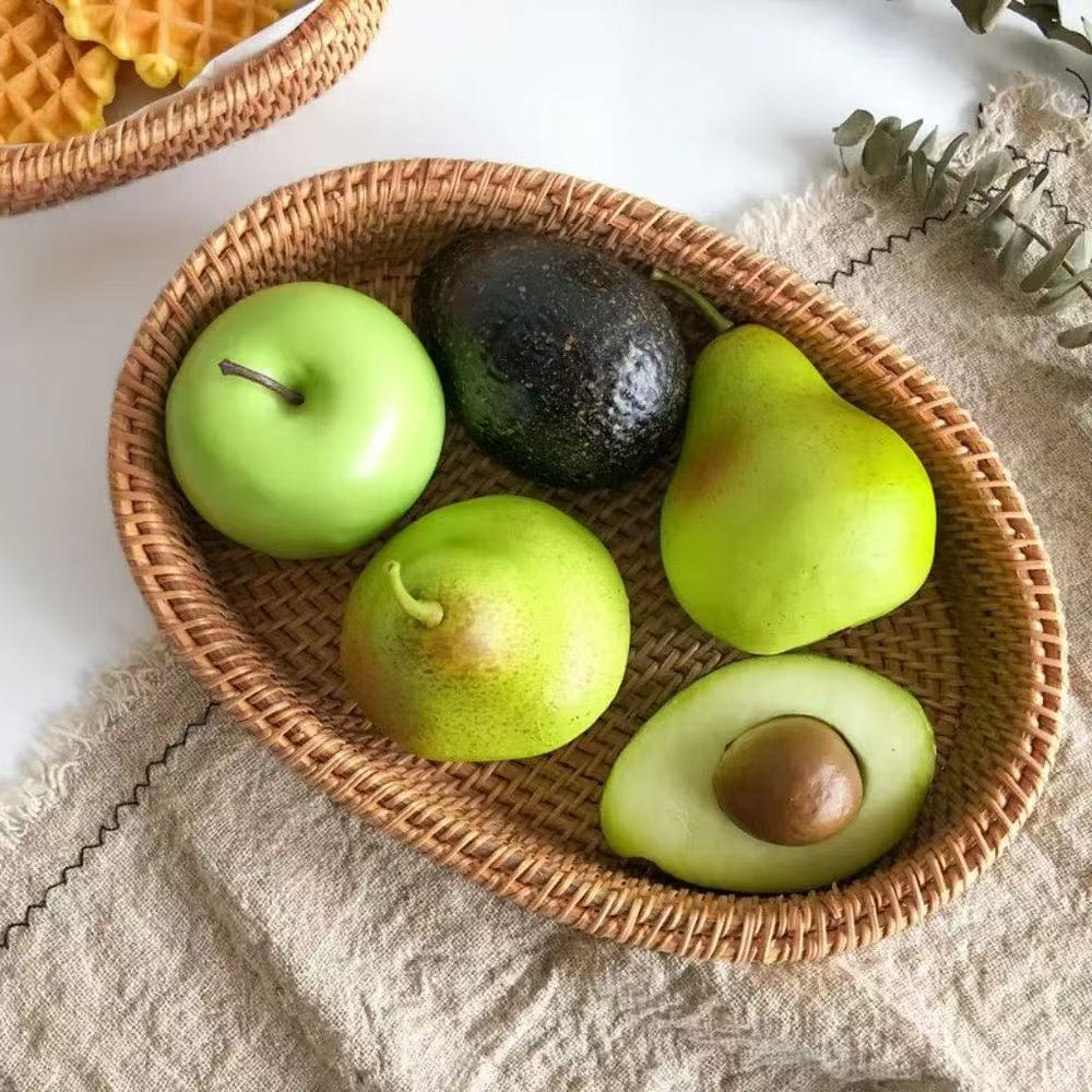 HANDWOVEN RATTAN BASKET