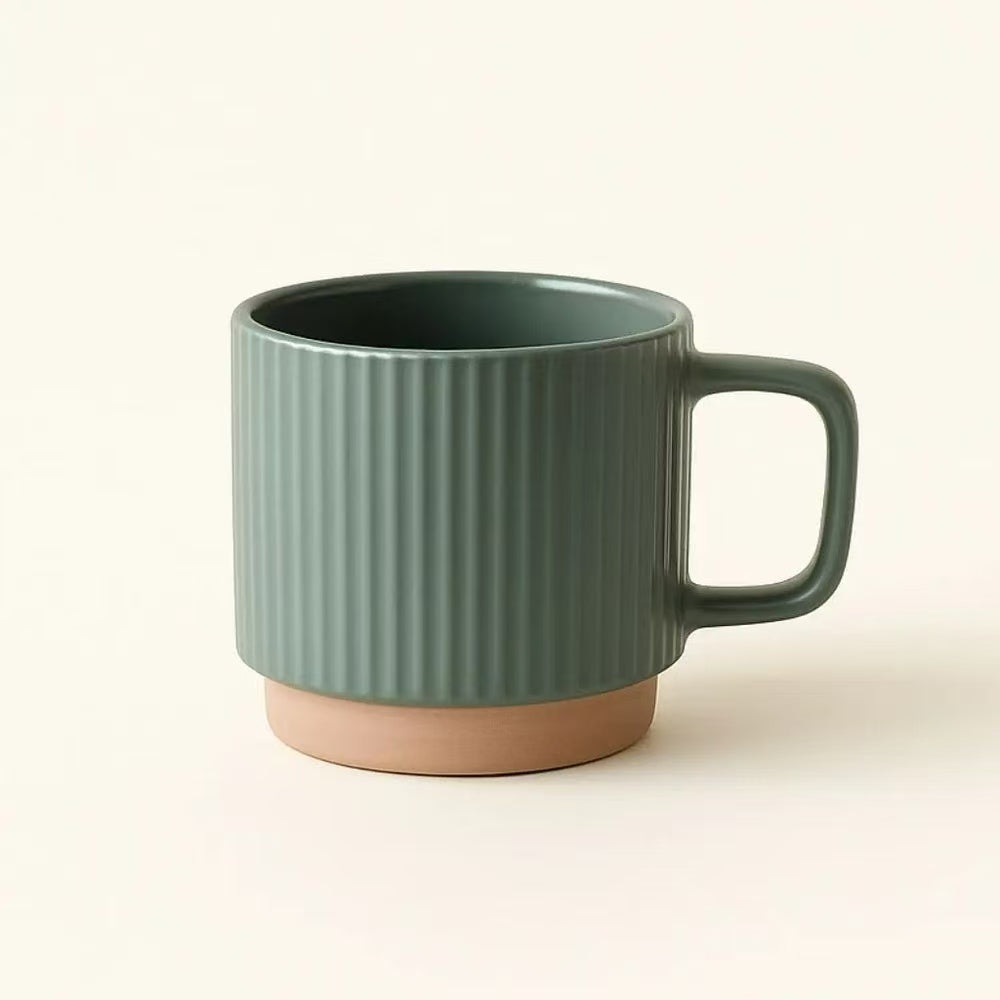 CERAMIC   MUG   –   STRIPED   POTTERY