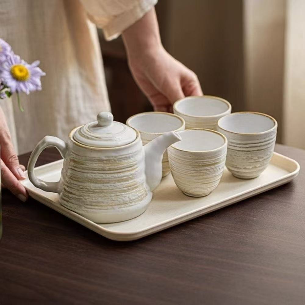 NORDIC   HANDCRAFTED   CERAMIC TEA   SET