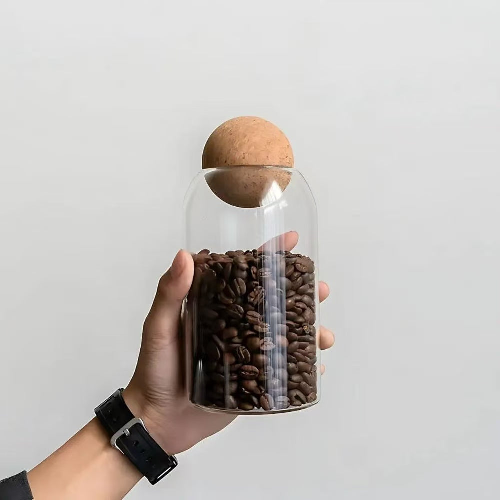 GLASS   STORAGE   JAR   SET