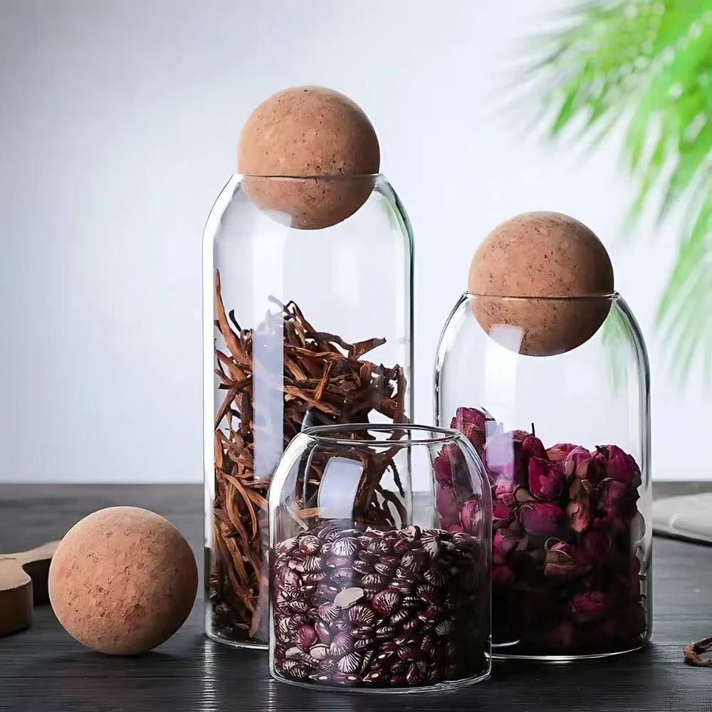 GLASS   STORAGE   JAR   SET