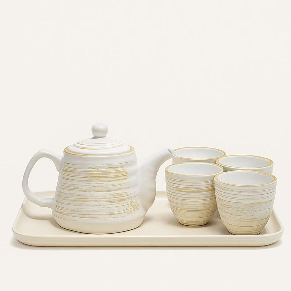 NORDIC   HANDCRAFTED   CERAMIC TEA   SET