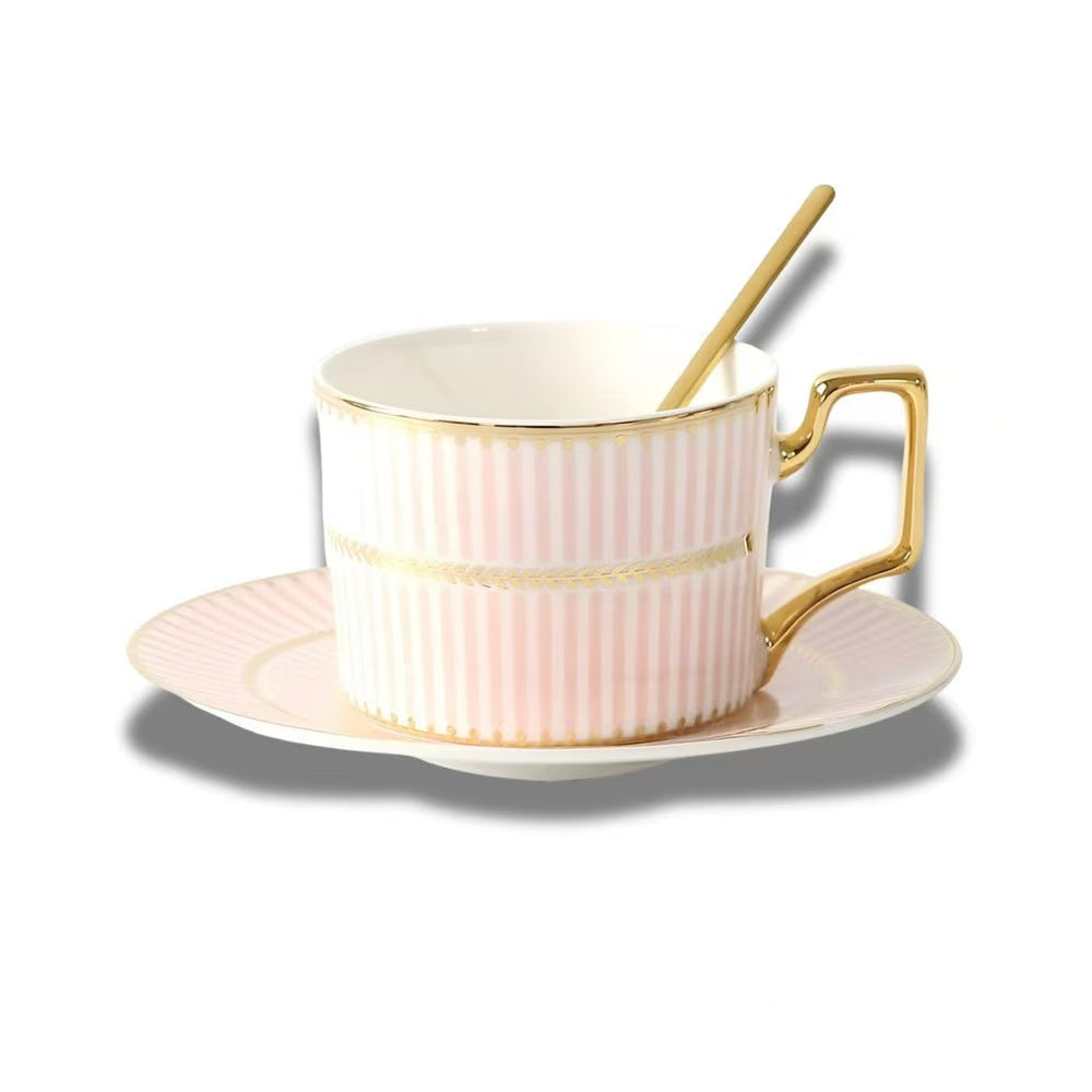 EXQUISITE   PORCELAIN   AFTERNOON   TEA   CUP SET