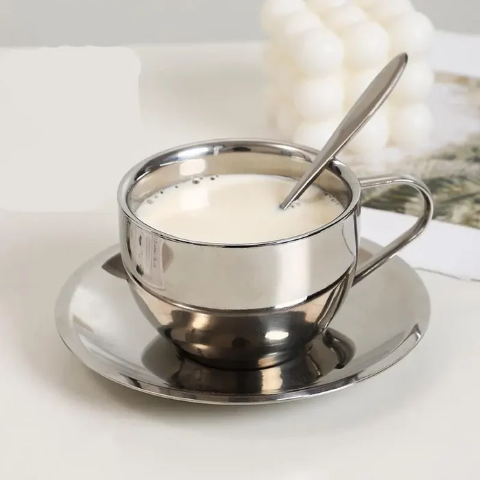 STEEL  COFFEE  SET