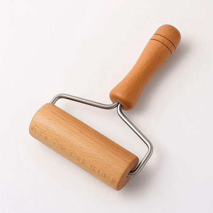 Beechwood   Dual-Head   Rolling   Pin   Set   –   Pancake   &   Pizza   Dough   Roller