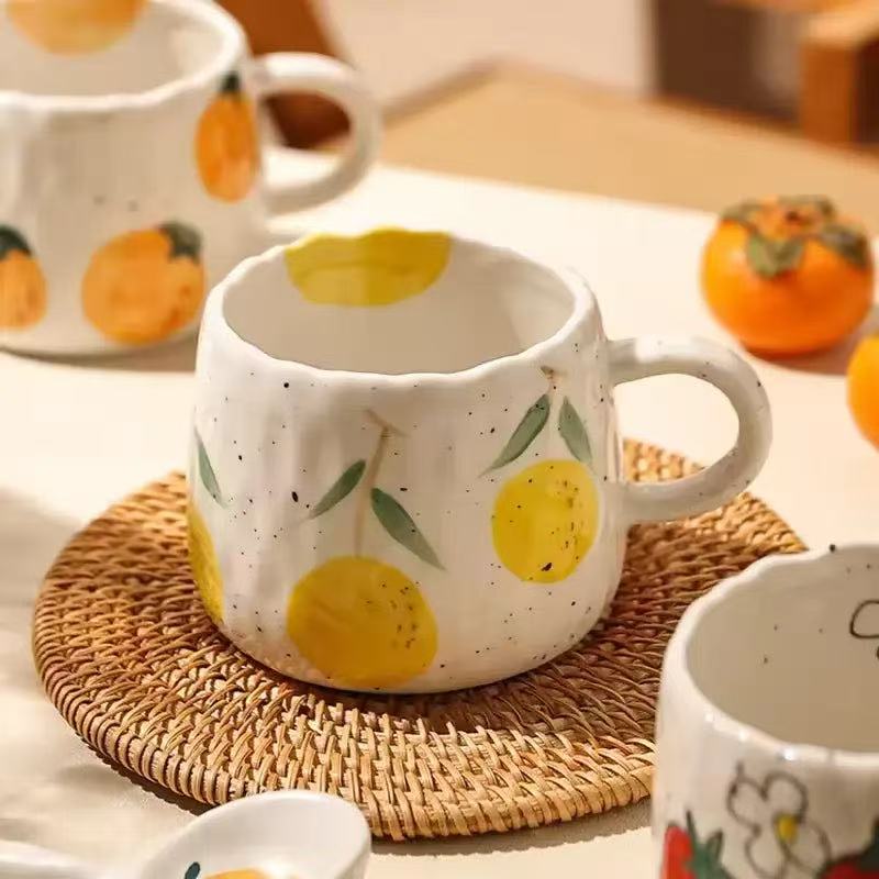 RUSTIC   FRUIT   CERAMIC   MUG