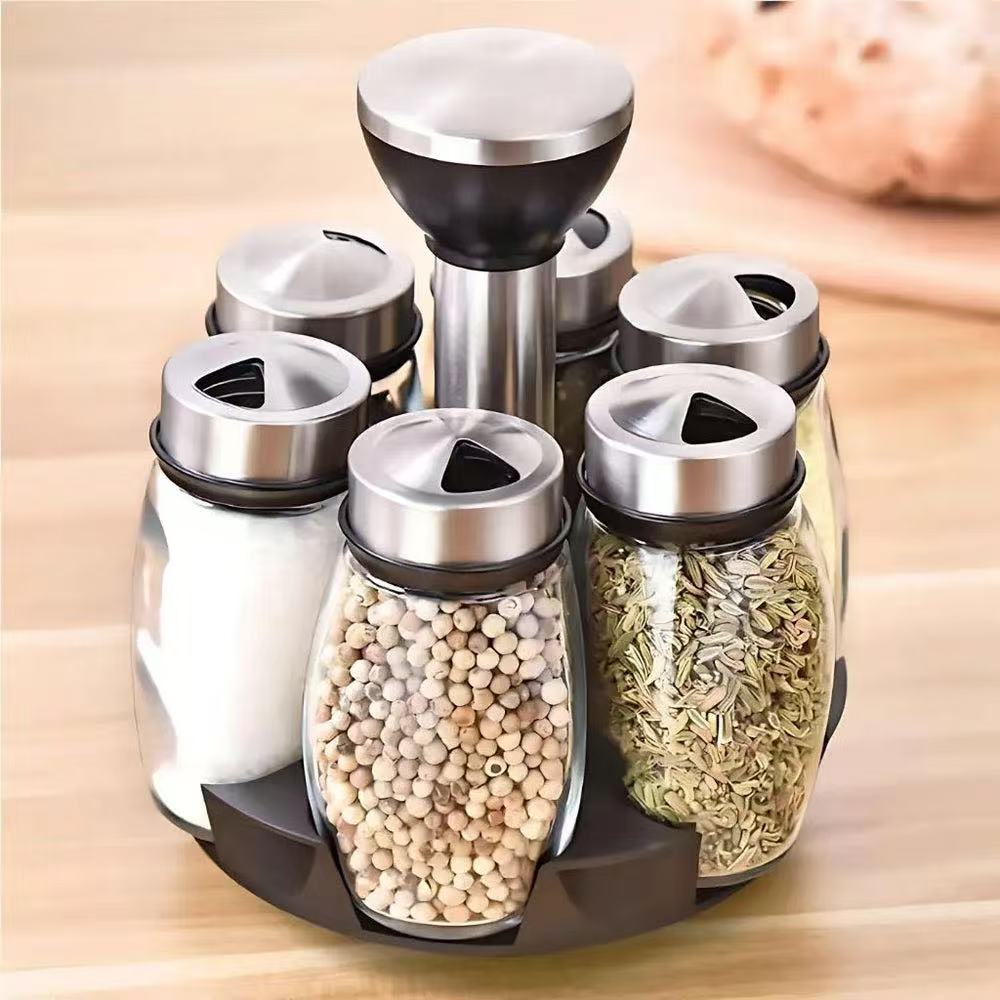 ROTATING   SPICE   JAR   SET