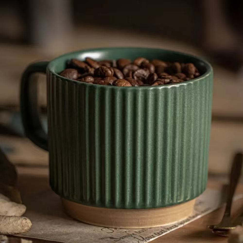 CERAMIC   MUG   –   STRIPED   POTTERY